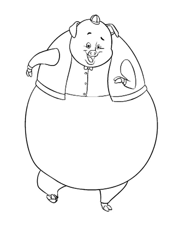 600x803 Chicken Little Friend Runt Of The Litter Coloring Pages