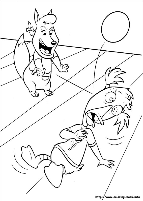 567x794 Chicken Little Coloring Picture