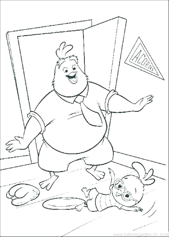 650x912 Chicken Little Coloring Pages