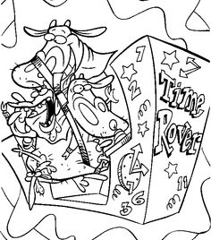 236x268 Cow Chicken Playing Games Cow Chicken Coloring Pages