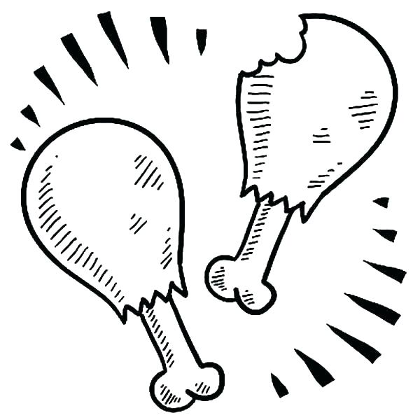 600x600 Chicken Coloring Sheet