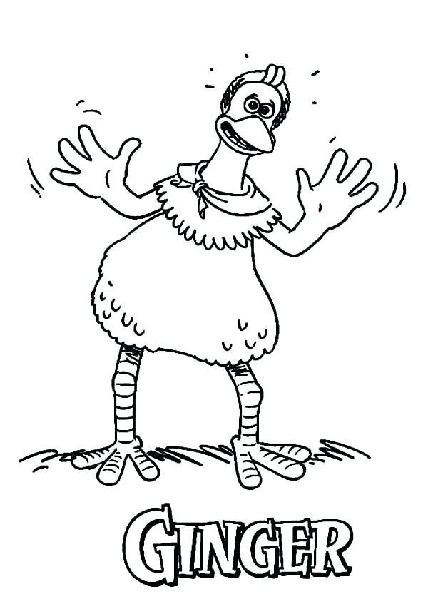 Chicken Run Coloring Pages at GetDrawings | Free download