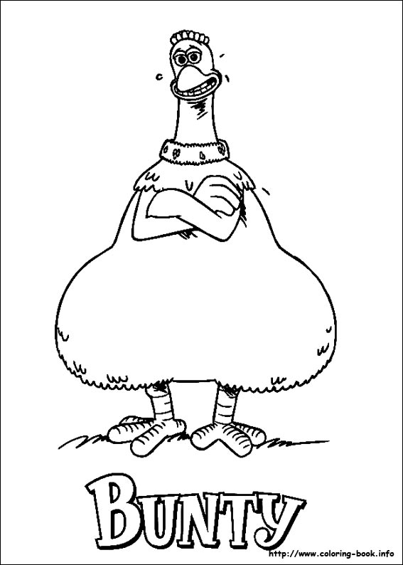 567x794 Chicken Run Coloring Pages On Coloring