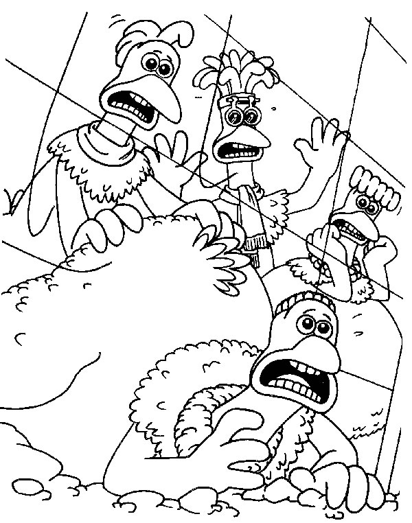 600x762 Kids N Coloring Pages Of Chicken Run