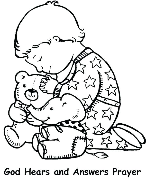600x748 Child Praying Coloring Page Prayer Child Praying Coloring Page Lds