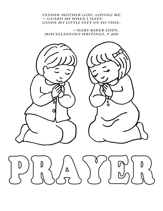 550x712 Children Praying Coloring Page Lds Prayer Coloring Page Best