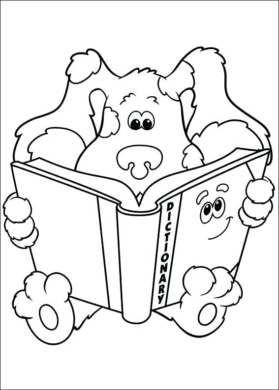 567x794 Reading Coloring Page Blues Reading A Book Coloring Page Child