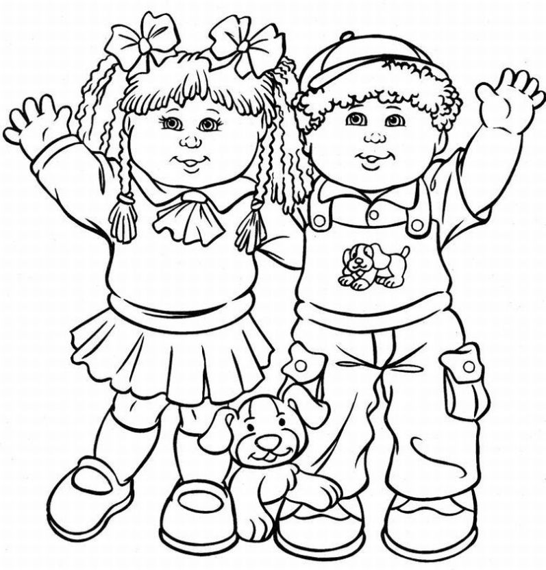 797x832 Children Around The World Coloring Page