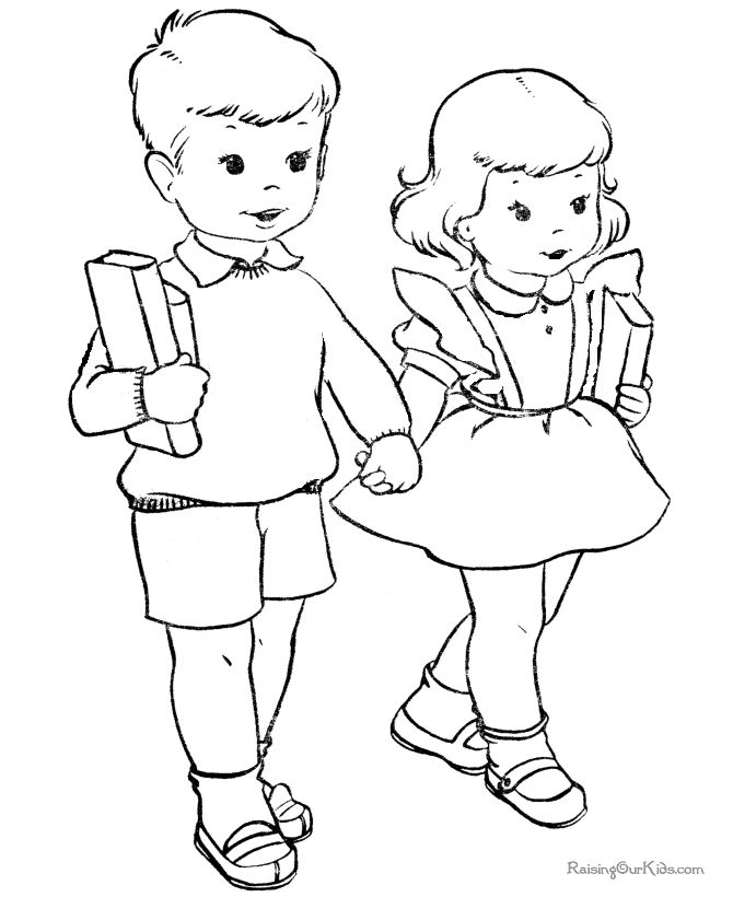 670x820 Colouring Pictures Of Children Color Bros
