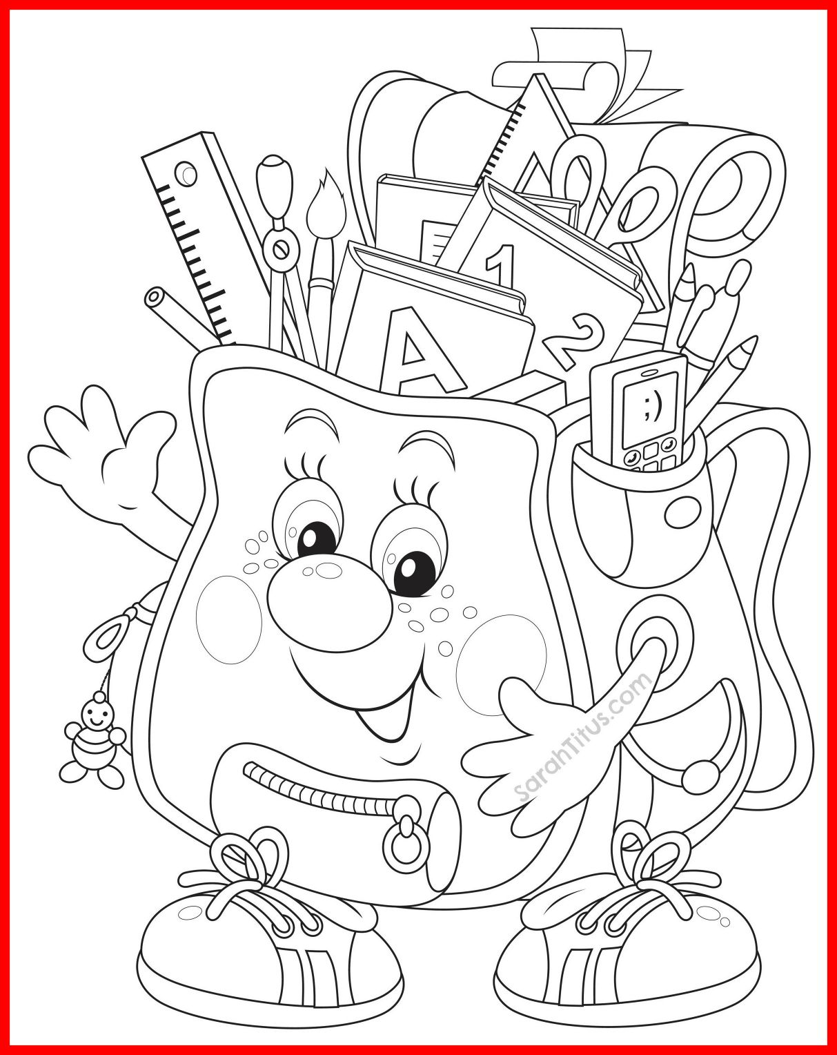 1213x1528 Unbelievable Back To School Coloring Pages Colors And Craft Pic