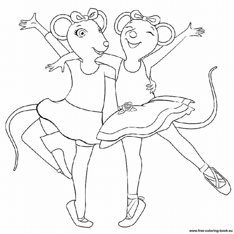 800x800 For Angelina Ballerina Coloring Pages
