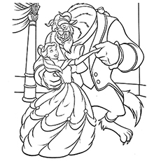 230x230 Top Free Printable Beauty And The Beast Coloring Pages Online
