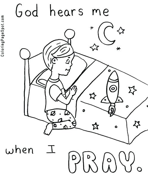 497x600 Child Praying Coloring Page Parents Coloring Pages Obedience