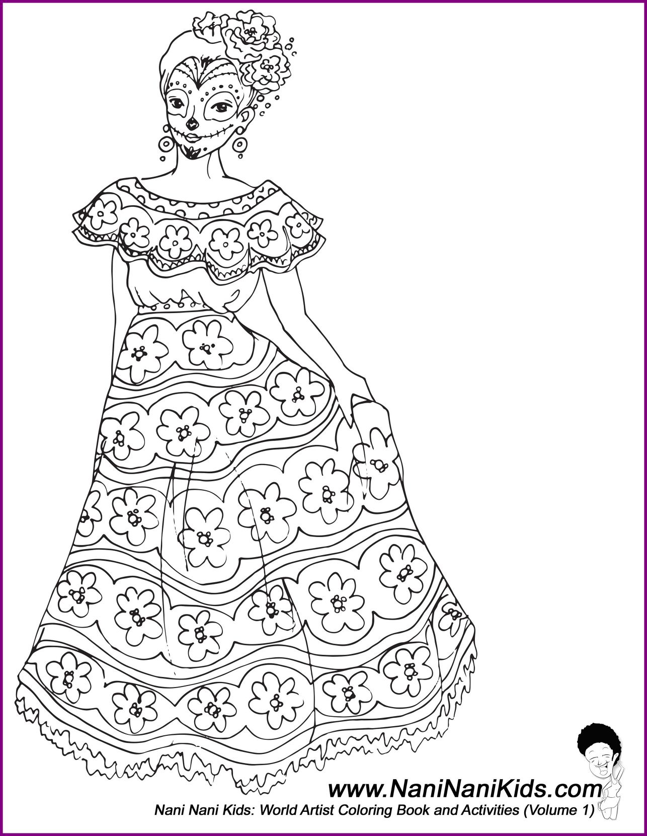 1286x1661 Unbelievable Children Around The World Coloring Page Of Trend