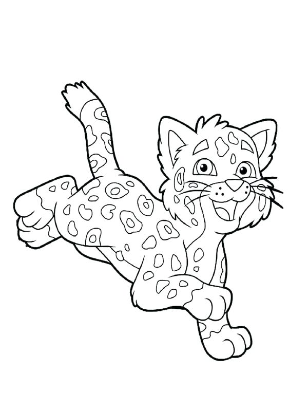 600x800 Simple Cheetah Coloring Pages Kids Free Page Cute Baby Simple