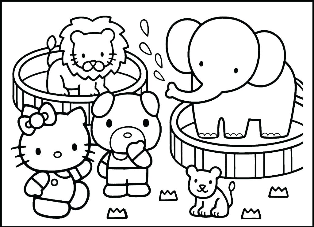 1024x742 Zoo Animals Coloring Page Zoo Animal Coloring Pages And Animals