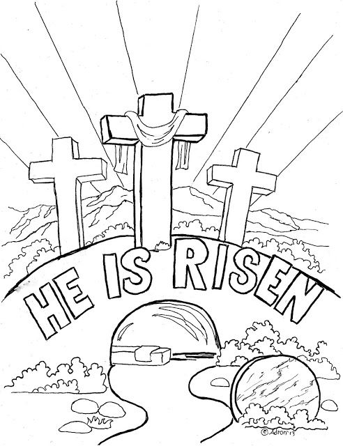 492x640 Easter Coloring Pages For Children's Church