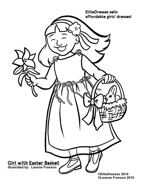612x792 Free Easter Coloring Pages