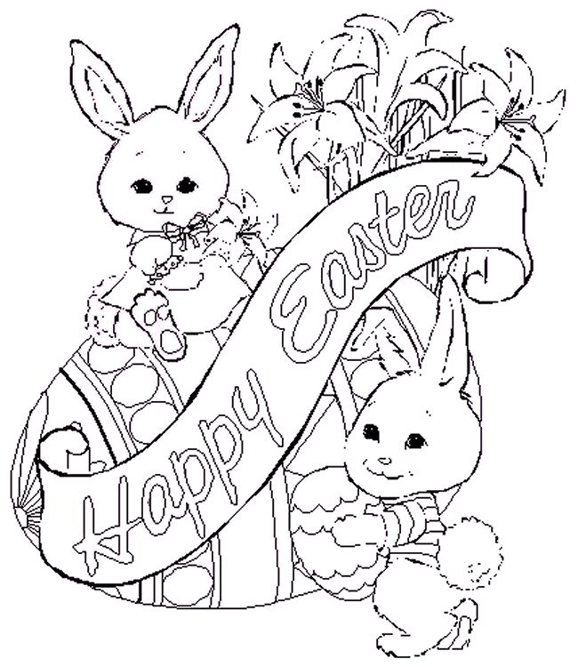 650x750 Children's Easter Coloring Sheets Merry Christmas And Happy New