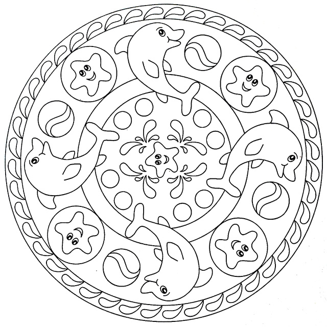640x640 Mandala Coloring Pages For Kids Mandala Pictures To Color