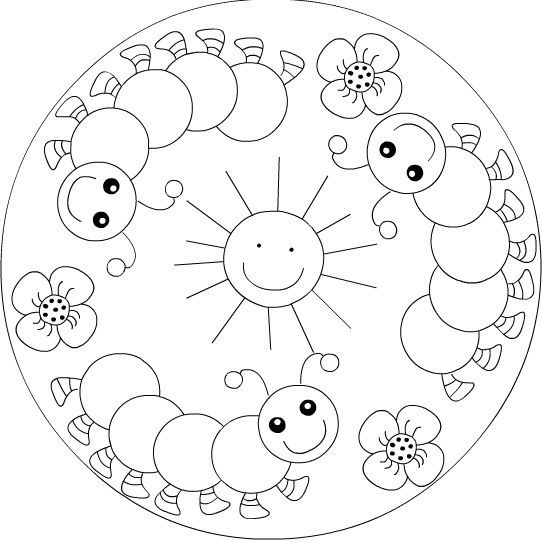 542x542 Mandala Coloring Pages Kids Mandala Printable Coloring Pagesfree
