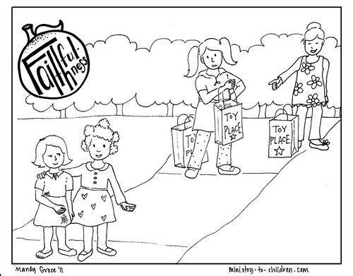 500x391 Faithfulness The Coloring Page Bible Fruit
