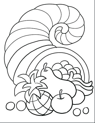 386x500 Thanksgiving Coloring Pages Printables Preschool Thanksgiving