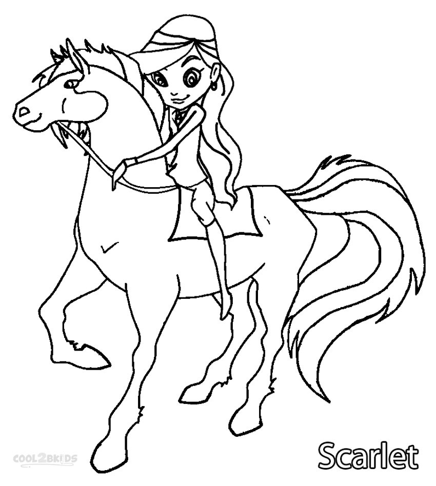 850x948 Printable Horseland Coloring Pages For Kids