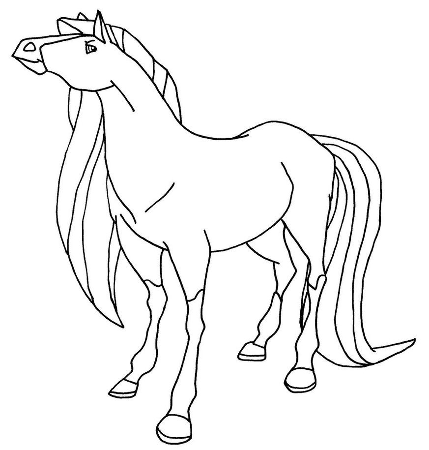 873x915 Horseland Chili Coloring Pages