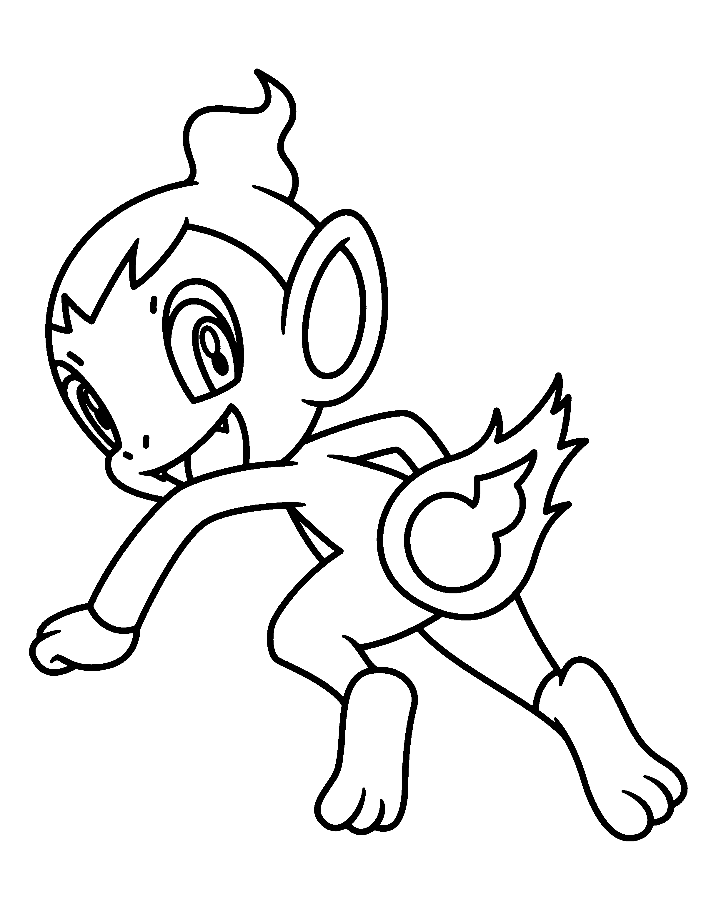 2400x3100 Exclusive Idea Pokemon Coloring Pages Chimchar