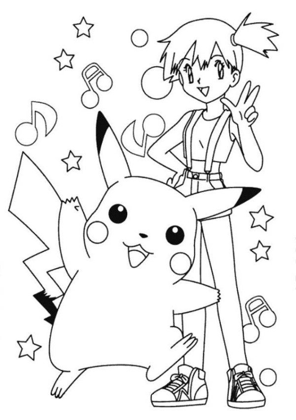 600x850 Pikachu And Electricals Sacs Pokemon Coloring Page Dringrames