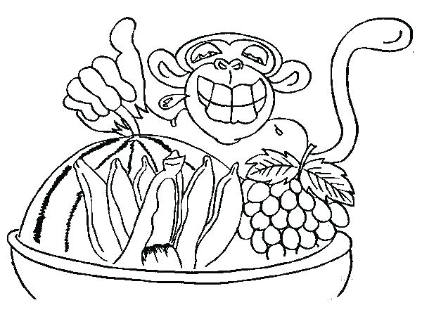 600x444 Chimpanzee Coloring Pages