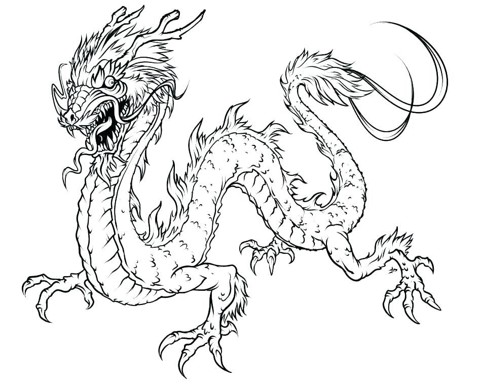 945x756 New Year Dragon Coloring Pages Coloring Pages Dragons And New Year
