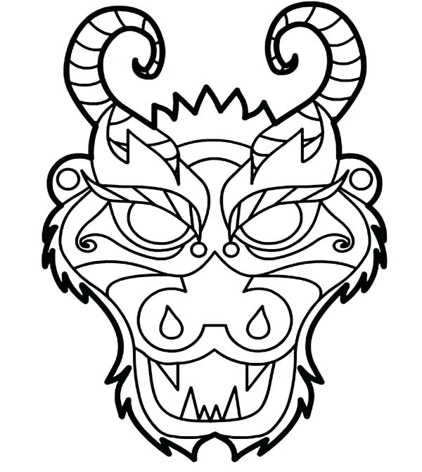 600x671 China Coloring Pages China Flag Coloring Page Chinese Dragon