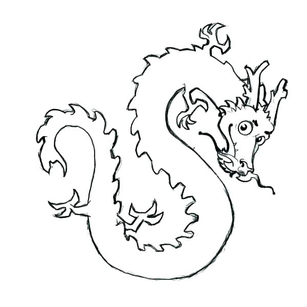600x600 Chinese Dragon Coloring Pages Cute Dragon Coloring Pages Cute