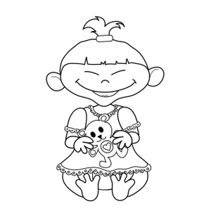 300x300 Multicultural Coloring Pages