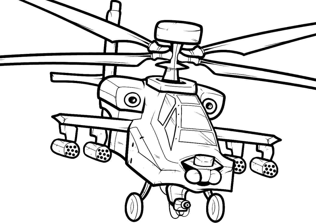 1312x927 Printable Helicopter Coloring Pages For Kids To Print Page Free
