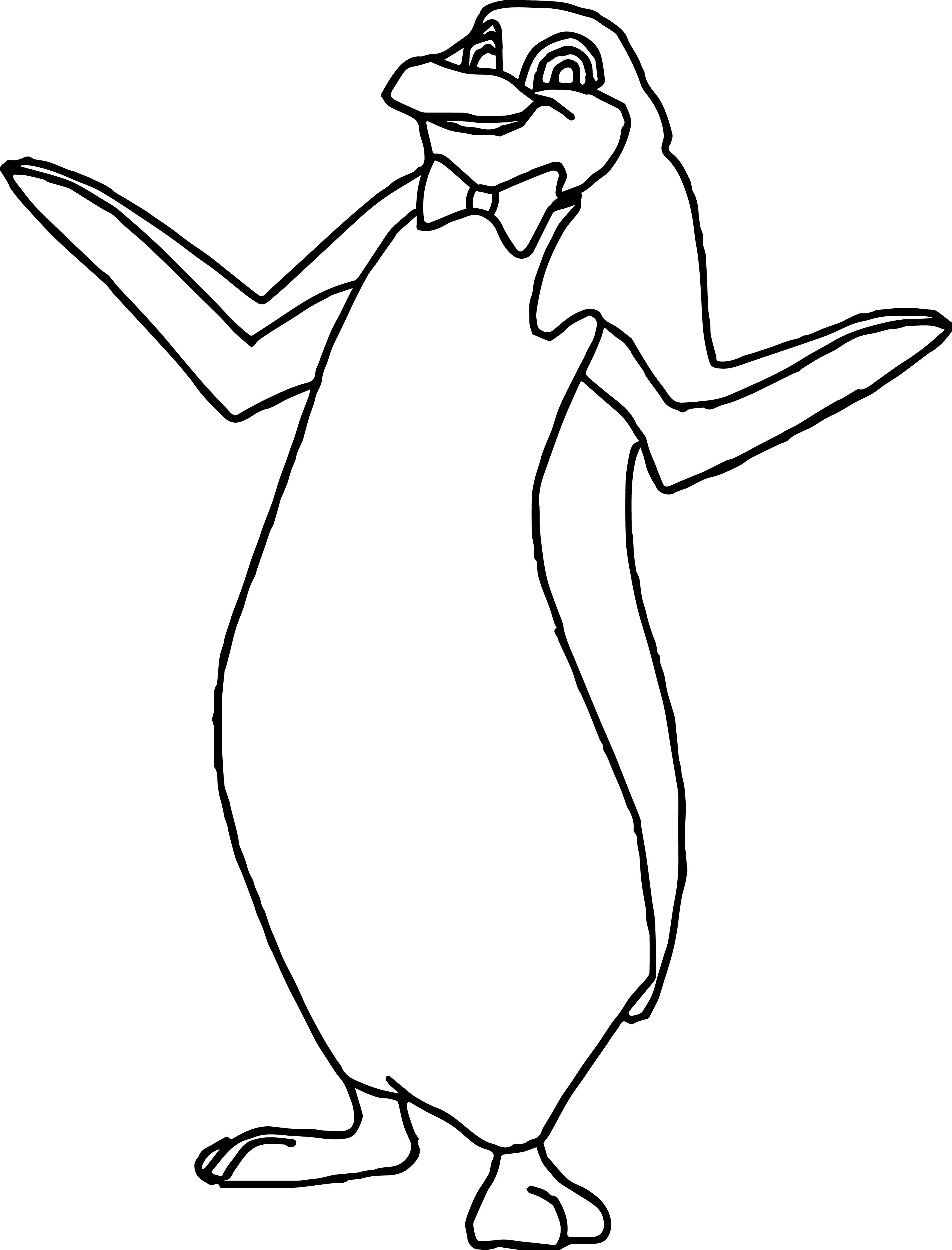 3181x4176 Mary Poppins Penguin Coloring Page Wecoloringpage Colouring Pages