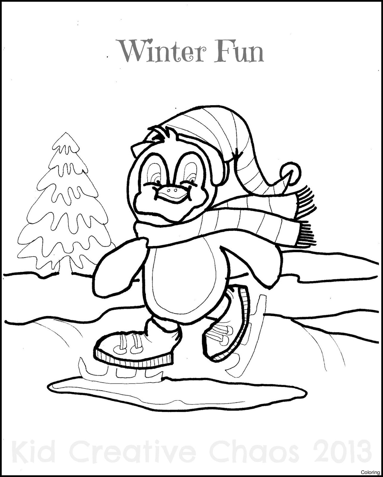 1284x1600 New Chinstrap Penguin Coloring Page