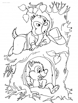 266x350 Free Printable Chip And Dale Coloring Pages Coloring Pages