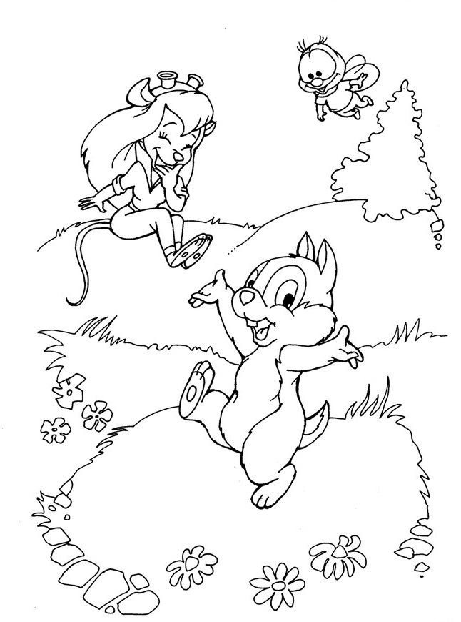 646x870 Kids N Coloring Pages Of Chip And Dale