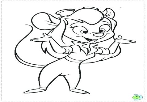 476x333 Chip And Dale Coloring Pages Chip And Dale Rescue Rangers Coloring