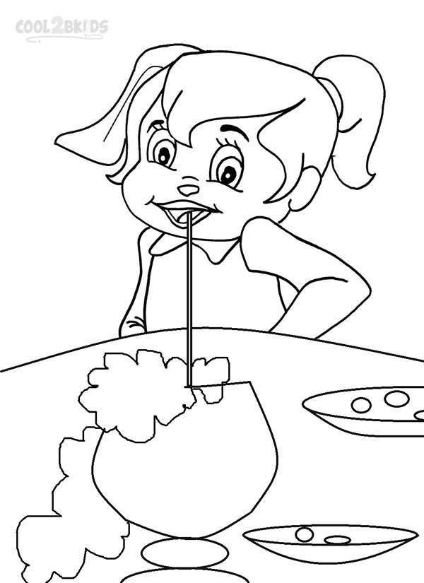 600x825 Printable Chipettes Coloring Pages For Kids