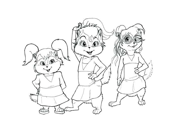 700x500 Chipettes Coloring Pages Coloring Pages And Chipettes Colouring