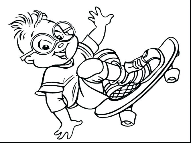 667x500 Chipmunk Coloring Pages Chipmunk Color Pages