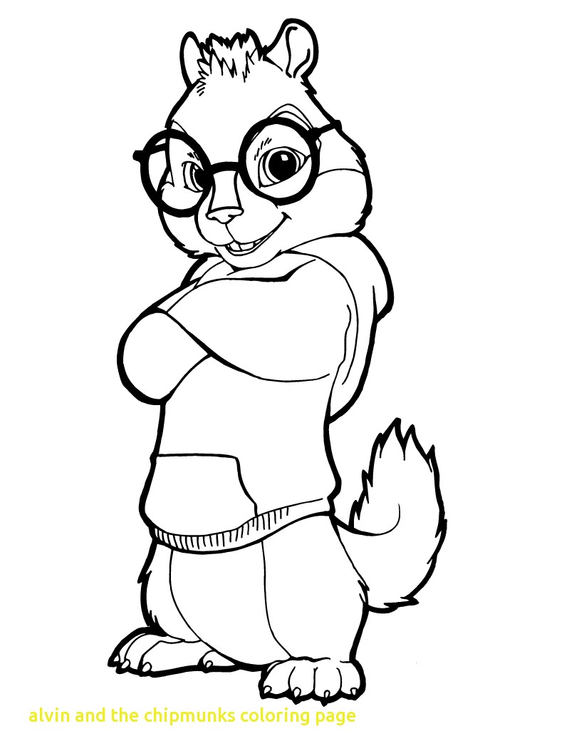 Chipmunk Coloring Pages at GetDrawings | Free download