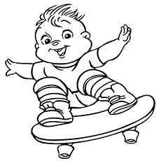 230x230 Top Free Printable Alvin And The Chipmunks Coloring Pages Online