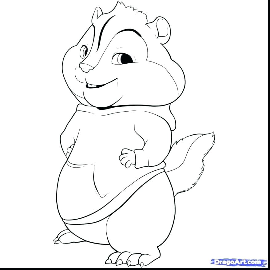 Chipmunk Coloring Pages at GetDrawings | Free download