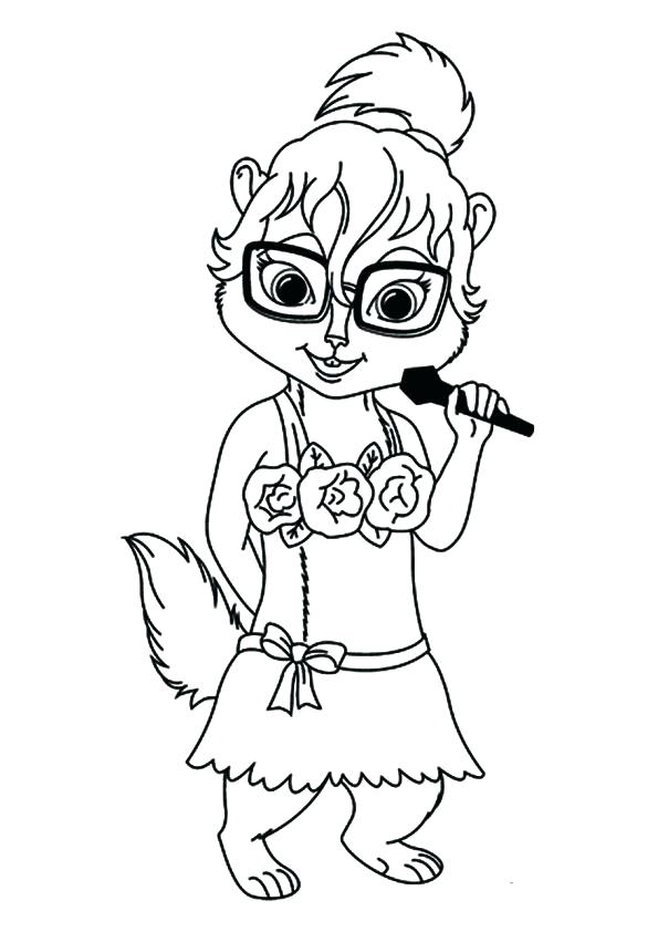 Chipmunk Coloring Pages at GetDrawings | Free download