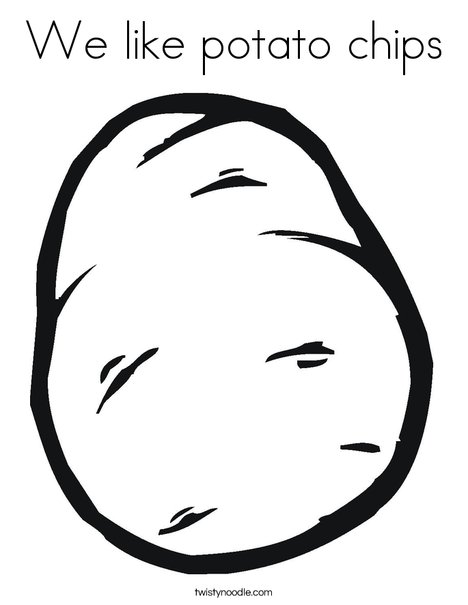 468x605 We Like Potato Chips Coloring Page